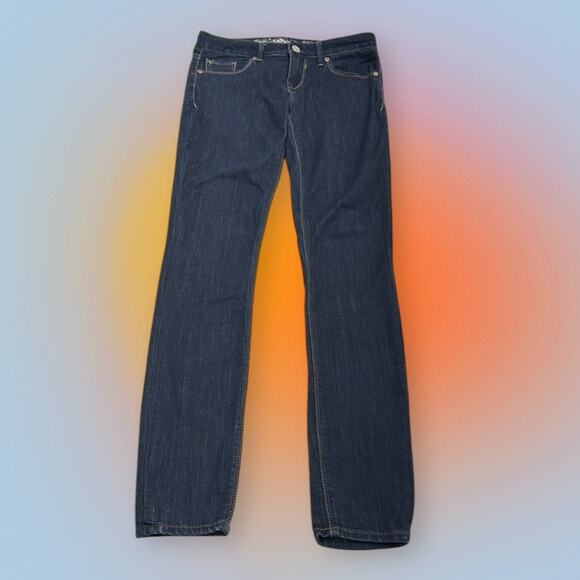 EXPRESS Women’s 2 MID RISE JEAN LEGGING Blue Jeans - Picture 2 of 4